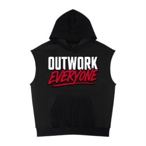 RYZE-Unisex Panel Mesh Sleeveless Hoodie