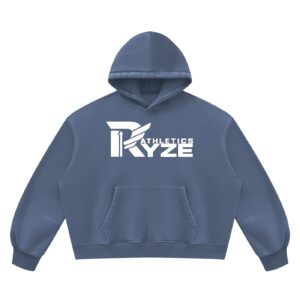 RYZE-Unisex Vintage Wash Boxy Fleece Hoodie