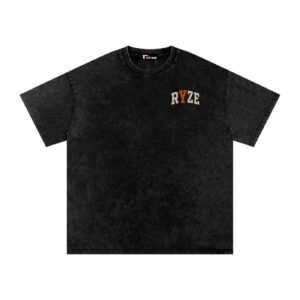 RYZE-365-Snow Washed Oversized Cotton T-Shirt
